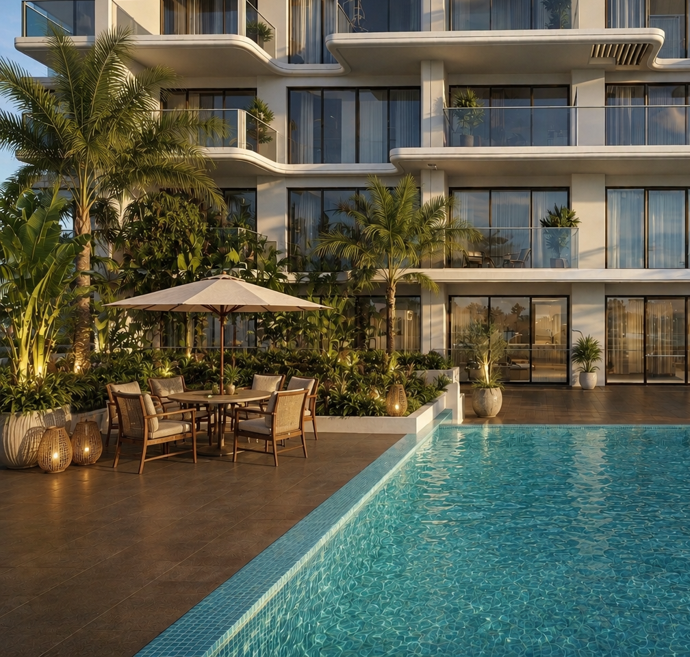 Palm Court — Podium & Amenity in Dubai, UAE