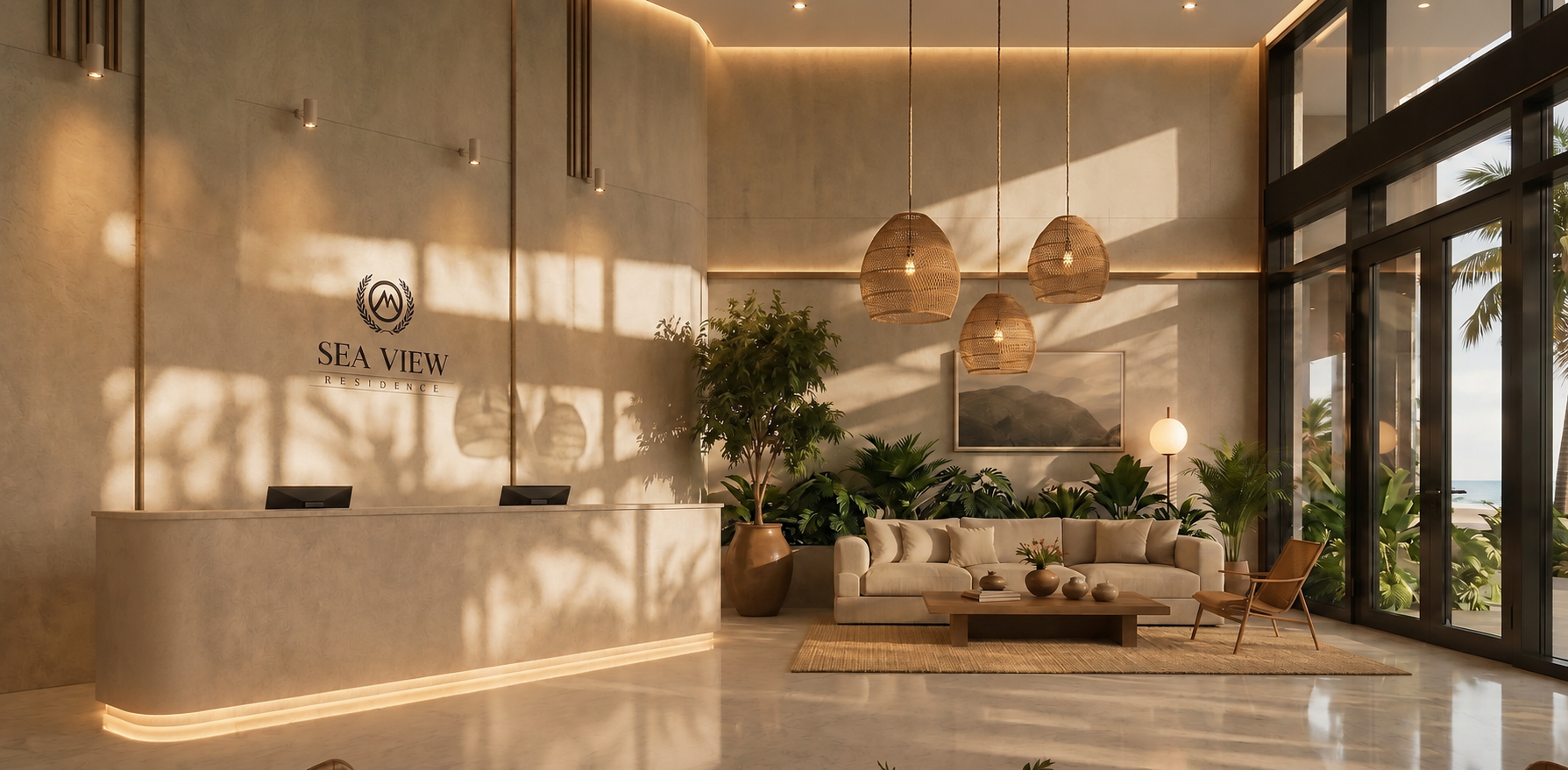 Sea View Residence — Arrival Lobby in Dubai, UAE